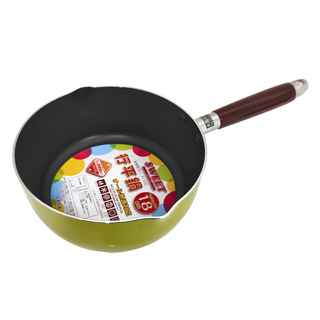 Quasi 適用IH爐 彩漾雪平鍋 18cm, 綠色, 1個