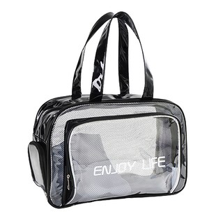 Reddot 紅點生活 乾濕分層防水健身沙灘游泳包, 質感黑