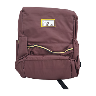 iMiTU 米圖 拉鏈電腦護脊後背包, 紅色, 36 x 26 x 15cm