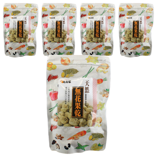 元氣家 天然無花果乾 富含蛋白質與膳食纖維 不含人工甘味劑, 200g, 5包