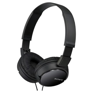 Sony 索尼 MDR-ZX110AP 立體聲耳罩式耳機, 黑色, 1個