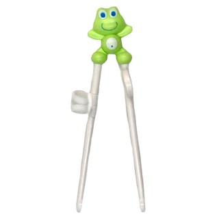DOOBY 大眼蛙 幼兒卡通學習筷, 綠色, 1雙, 綠色, 1雙