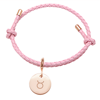 RADIANT STAR 璀璨之星 占星物語可換墜飾星座符號可調式真皮編織手環