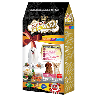 LV PRIME BLUE 藍帶 特級幼犬 狗糧 1.2kg, 雞肉 + 鮭魚, 1袋