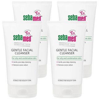 sebamed 施巴 深層淨透潔面露 溫和護膚 pH5.5保護膜, 150ml, 4件