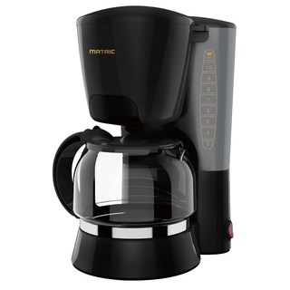 MATRIC 松木家電 10人份美式滴漏咖啡機, MG-CM1009A, 110V, 1000ml 耐熱玻璃壺, 自動保溫功能, Black, 1台