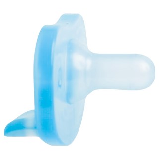 FARLIN 全矽膠安撫奶嘴 0個月以上適用, 藍色, 1個, 第1階段(新生兒用)