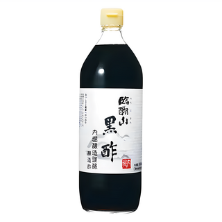 UCHIBORI 內堀釀造 臨醐山調味米黑醋, 玄米為原料 自然發酵, 4.2%酸度 柔和酸味, 各式料理皆適合加入, 360ml, 1瓶