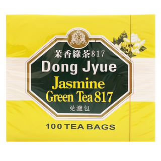 DONG JYUE 東爵好茶 茉香綠茶817, 2g, 100包, 1盒