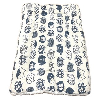 貓籠平台專用睡墊, 白底和風貓, 1個