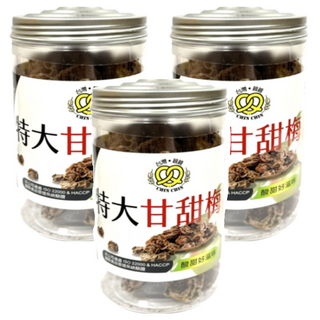 台灣親親 特大甘甜梅, 酸甜好滋味, 190g, 3罐