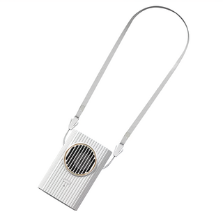 Kinyo 復刻3用輕巧掛脖扇, UF-176, 白色