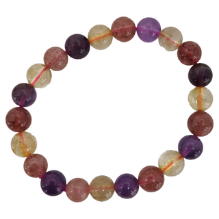 財旺神佑 開運手鍊 招財桃花水晶手鍊, 單一顏色, 1條, 6 cm(±0.5)