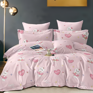 Annette 台灣製 舒柔棉 薄床包+枕套組