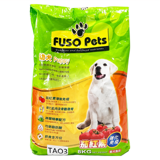 FUSO Pets 福壽 幼犬乾飼料 完整均衡營養, 8kg, 1袋