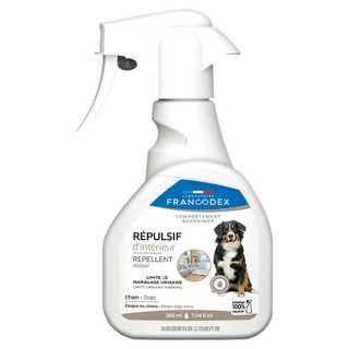 FRANCODEX 法典 乖寶寶犬用驅避噴劑, 有機植萃配方 清新空氣 長效守護, 200ml, 1瓶, 白色