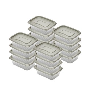 cimelax 生鮮冰箱收納盒 520ml 灰色, 16個, 1組