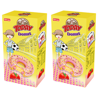 土耳其 TODAY 草莓風味甜甜圈, 160g, 2盒