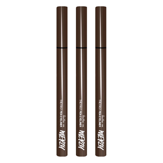 MERZY The First 眼線液筆 輕薄有彈性刷頭 防水防油 初學者適用, P2 Brownie, 3支