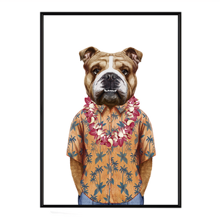 Boss 拳師狗 掛畫, 黑色