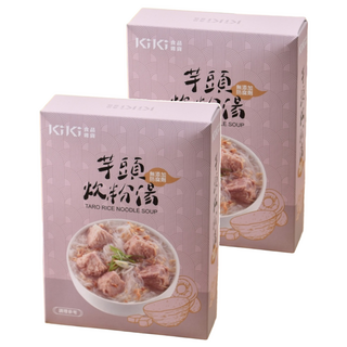 KiKi 食品雜貨 芋頭炊粉湯 特選檳心芋頭 古早味新竹在地炊粉, 500g, 2盒