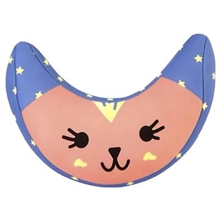 bebehome 安全帶護套月亮枕 汽座/推車適用 小, 粉色 + 藍色, 1個