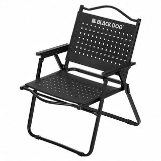 BLACK DOG 黑狗 蜂巢克米特折疊椅 JJ047, 黑色, 1張