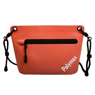 Polymax 寶麗美斯 防水隨身三角包, 寶茶橘