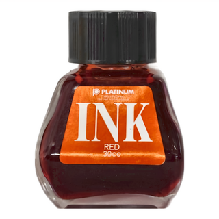PLATINUM 白金牌 鋼筆專用墨水 INK-400 30cc, 紅色, 1瓶