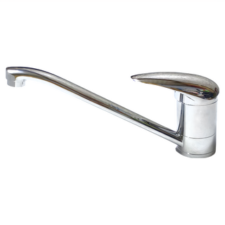 正超大流量廚房台面龍頭 47mm 陶瓷芯 台灣製造 全銅本體, 28 x 15cm, 1個