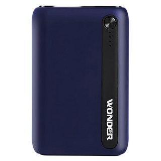 wonder 旺德電通 PD + QC快充行動電源 10000mAh, WA-P08A, 藍色