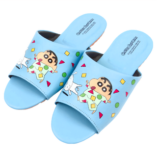 Shinchan 蠟筆小新 居家室內止滑拖 260mm 卡通造型, 睡衣款