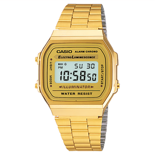 CASIO 卡西歐 手錶 A168WG-9WDF, 金色, 1支