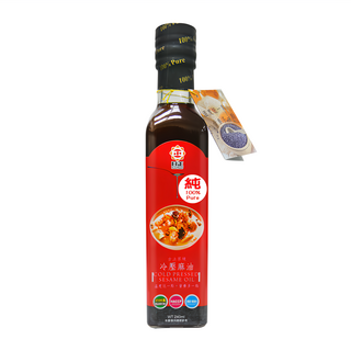 日正食品 冷壓麻油 240ml, 1瓶