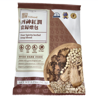 Yifood 頤珍宮膳 四神紅潤當歸燉包, 92.3g, 經後調理 產後補養, 1包