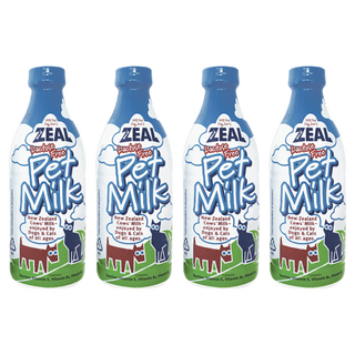 ZEAL 紐西蘭犬貓專用鮮乳, 不含乳糖, 380ml, 4瓶