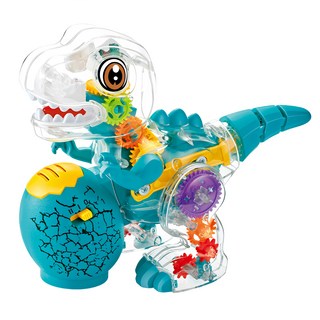 kidmate 孩子王 晶彩恐龍, 3D炫彩燈光 避開障礙自動轉向 益智玩具, 1盒