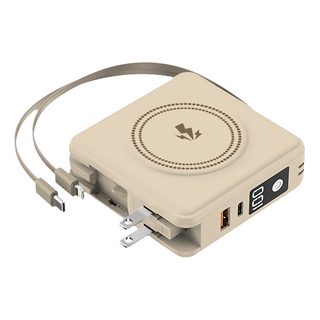 HONG JIN 宏晉 全能旅充行動電源 Type-C, HJ-V2, 焦糖奶