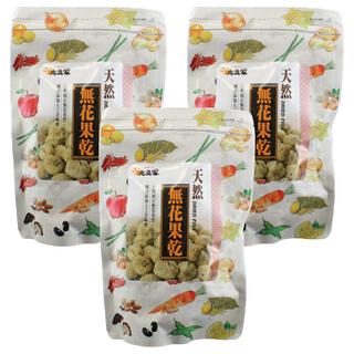 元氣家 天然無花果乾 富含蛋白質與膳食纖維 不含人工甘味劑, 200g, 3包