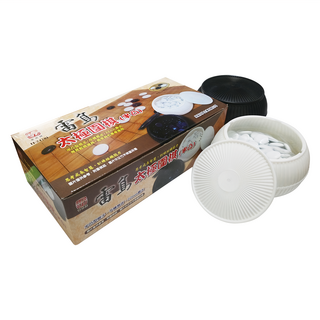 雷鳥牌 太極圍棋 半凸棋子 大小: 高5.8x直徑22mm 數量: 175顆, LT-24701, 1組