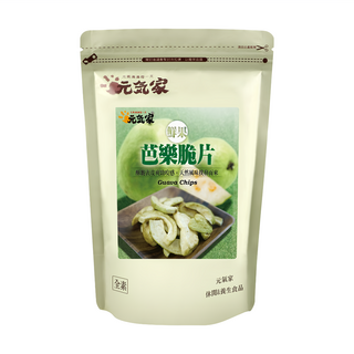 元氣家 芭樂脆片 新鮮芭樂製成 真空脫水 無添加人工色素香精不含防腐劑, 100g, 1包