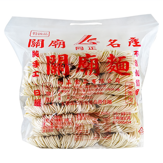 同正 細關廟麵, 純手工日曬, 麵身耐煮, 拉鏈袋包裝, 1.2kg, 1包