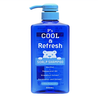 Ps COOL&Refresh 無矽靈頭皮洗髮精 550ml 控油蓬鬆 清潔頭皮, 1瓶