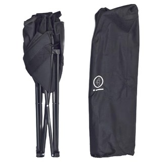 iO 月亮椅Moon Chair 16mm鋼管烤漆 600D牛津布珍珠棉內雙, 黑色, 1個