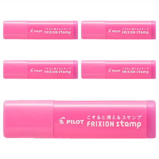 PILOT 百樂 FRIXION SPF1257P 魔擦印章 Set 5, 花 粉紅色, 1盒