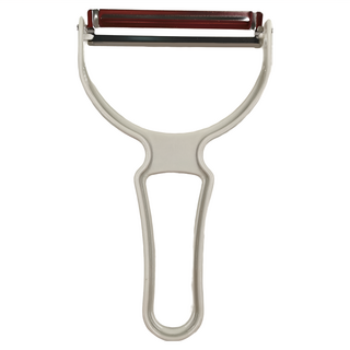 ECHO 不鏽鋼削皮器 日製大型削皮器 尺寸約17*10CM(刀面/8CM) 大型刀面, 白色, 1支