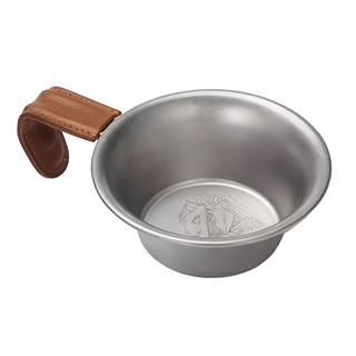 Naturehike 挪客 森逸真皮把手304不鏽鋼碗 300ml, 銀色, 1個