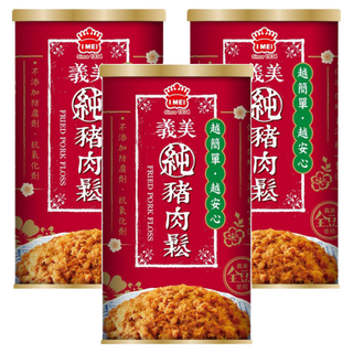義美 純豬肉鬆, 175g, 3罐