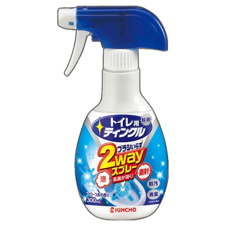 KINCHO 金鳥 廁所強力除霉泡沫噴霧清潔劑 300ml 2way噴霧 含乳酸成分, 2瓶