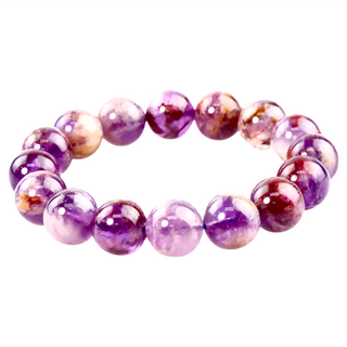 開運方程式 紫幽靈手珠 社交之石 12mm, 1個